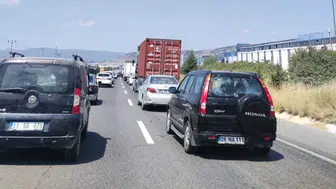 Eskişehir yolunda 3 kilometrelik trafik çilesi