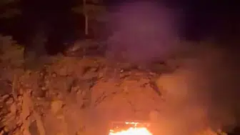 Kumluca açıklarında tur teknesi küle döndü