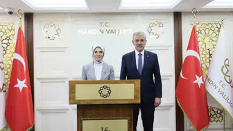 Mardin'de Bakan Göktaş Doğum yardımıyla 1 milyon 278 bin çocuğa 25 milyar lira
