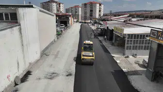 Sorgun sanayi yolları yenileniyor