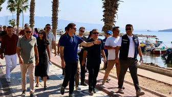 Bodrum’da mahalle turu Emekli Kafe ve kütüphane müjdesi