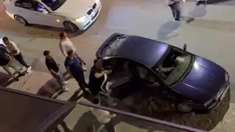 İzmit sokaklarında şiddet anları kameralara yansıdı