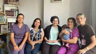Çine’de sağlık ekipleri yeni annelerin kapısını çalıyor