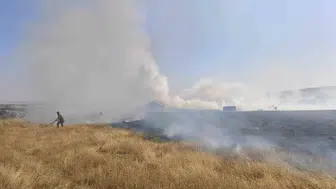 Eskişehir’de arazi yangını korkuttu