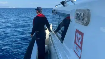Didim açıklarında mahsur kalan tekne sürücüsü kurtarıldı
