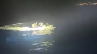 Bodrum açıklarında gece operasyonu 6 göçmen yakalandı
