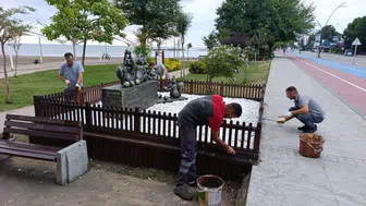 Ordu’nun parkları ve oturma alanları yenileniyor