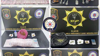 Elazığ polisinden uyuşturucu operasyonu 8 kişi cezaevine gönderildi