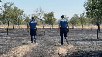 Konya Karatay’da korkutan orman yangını