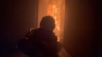 Yangının en çetin anı kamerada; itfaiyecinin gözünden o gece