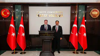 KKTC Meclis Başkanı Öztürkler Hatay’da deprem bölgesini inceledi
