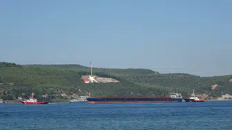Çanakkale Boğazı'nda kargo gemisi paniği