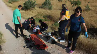 Tatil sevinci kâbusa döndü Otomobil takla attı, 3’ü çocuk 5 kişi yaralandı