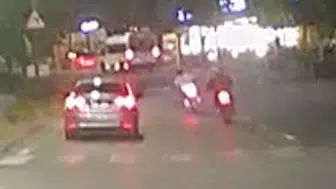 Eskişehir trafiğinde akılalmaz yarış anları kamerada