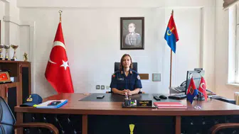 Tokat’ta bir ilk Jandarma komutanlığına kadın subay atandı