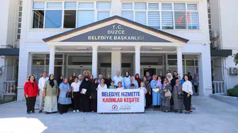 Düzceli kadınlar belediye projelerini sahada inceledi