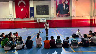 Yozgatlı minik sporcular diş sağlığı konusunda bilgilendirildi