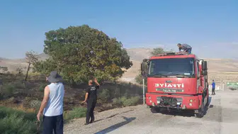 Karapınar’da sigara izmariti yüzünden çıkan yangın korkuttu