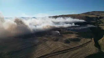 Sivas Şarkışla’da çöp sahasındaki yangın beş gündür söndürülemiyor