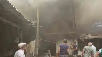 Menteşe’de bir evde yangın paniği yaşanıyor