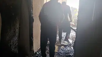 Siirt’te öğrenci yurdunda yangın korkusu