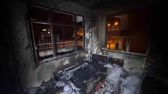 Hopa’da gece yarısı korkutan yangın