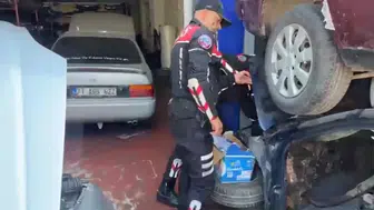 Ankara oto sanayisinde kimliksiz araç operasyonu