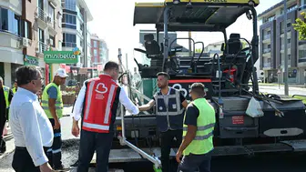 Savaştepe Caddesi’nde asfalt yenileme çalışmaları tamamlandı