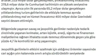 İhracat rakamlarında rekor seviye görüldü
