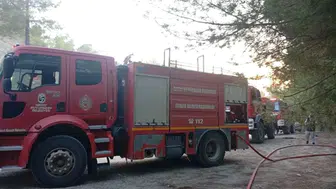 Yayladağı baraj bölgesinde yangın paniği, ekipler hızla müdahale etti