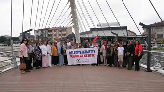 Düzceli kadınlar şehrin dev şantiyelerini gezdi