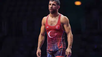 Milli güreşçi Murat Fırat, Akdeniz Oyunları'nda kürsüye çıktı