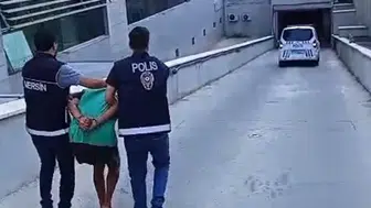 Mersin'de markette dehşet anları