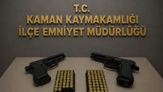 Kırşehir polisinden geniş çaplı silah ve uyuşturucu operasyonu