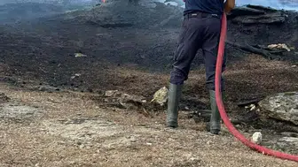Çine'deki orman yangını ekiplerin müdahalesiyle söndürüldü