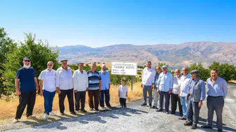 Pütürge'nin 14 kilometrelik yolu konforlu hale geliyor