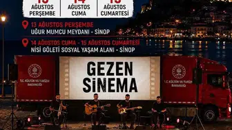Sinop’ta açık havada müzik ve sinema keyfi başlıyor