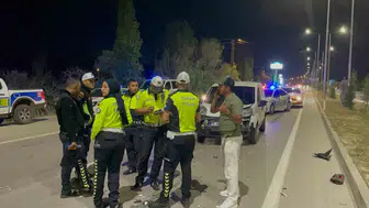 Karaman'da gece yarısı zincirleme trafik kazası