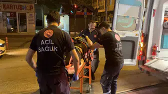 Osmangazi’de motosiklet kazası Sürücü yola savruldu