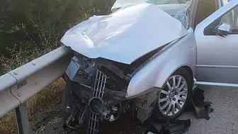 Kırıkkale yolunda feci kaza Otomobil sürücüsü hayatını kaybetti