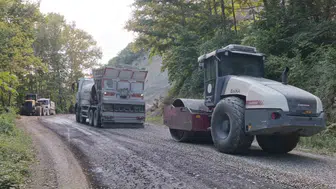 Düzce Değirmentepe yolunda asfalt çalışmaları bitti