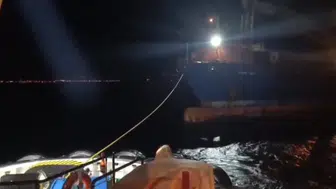 Çanakkale Boğazı’nda yük gemisi alarmı