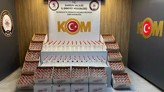Samsun polisine kaçak alkol operasyonu