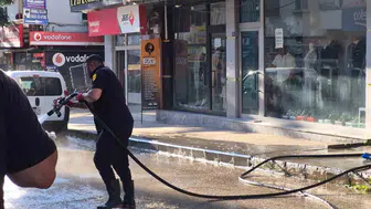 Sarıkamış sokakları bahar temizliğine çıktı