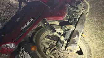Keşan yolunda motosiklet kazası sürücüyü hastanelik etti