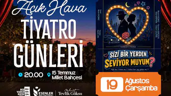 Esenler'de tiyatro dolu yaz akşamları başlıyor