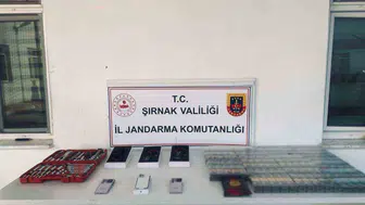 Şırnak’ta jandarma baskınında milyonluk kaçak mal yakalandı