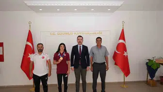 Üzümlü'nün Gururu Elvira'dan Kaymakamlığa Anlamlı Ziyaret
