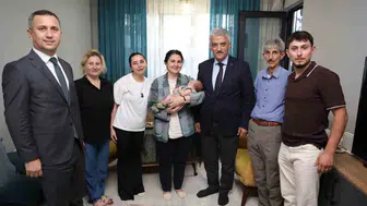 Devlet destekli evlilikte ilk bebek heyecanı