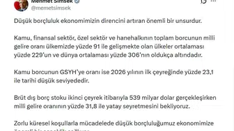 Türkiye'nin borç yükü son yılların en düşük seviyesine geriledi
